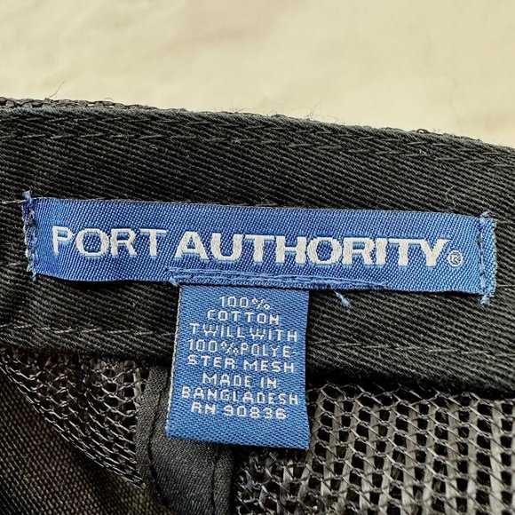 Raider Cartel Meshback Snapback Adjustable Cap Adult Unisex Black Port Authority - Picture 8 of 9